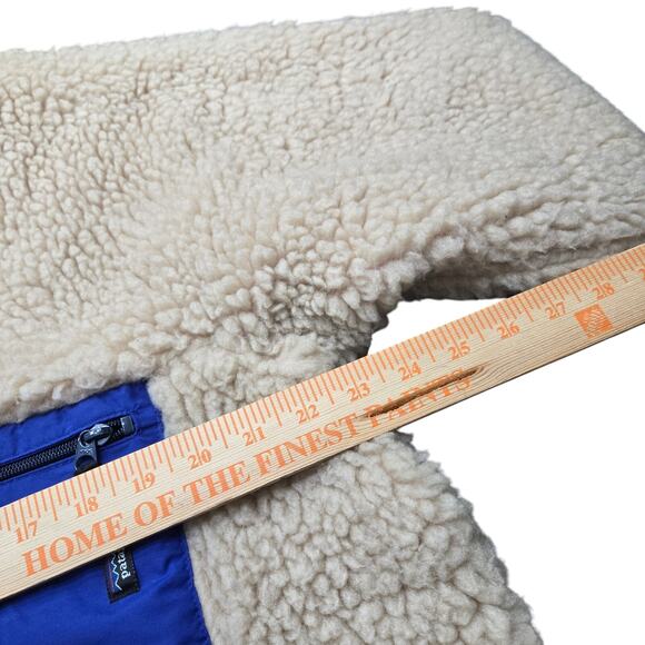 Vintage Patagonia Retro X Deep Pile 1980s Teddy Bear Fleece Men's XL Oatmeal - Picture 3 of 12